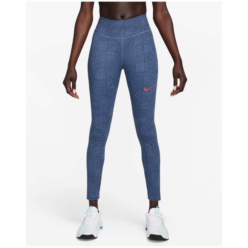 Nike - One Luxe Mid-Rise 7/8 Printed Campus Tight - Picture 10 of 15